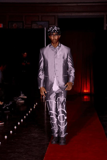 Runway look 11 from Haus of Horror collection