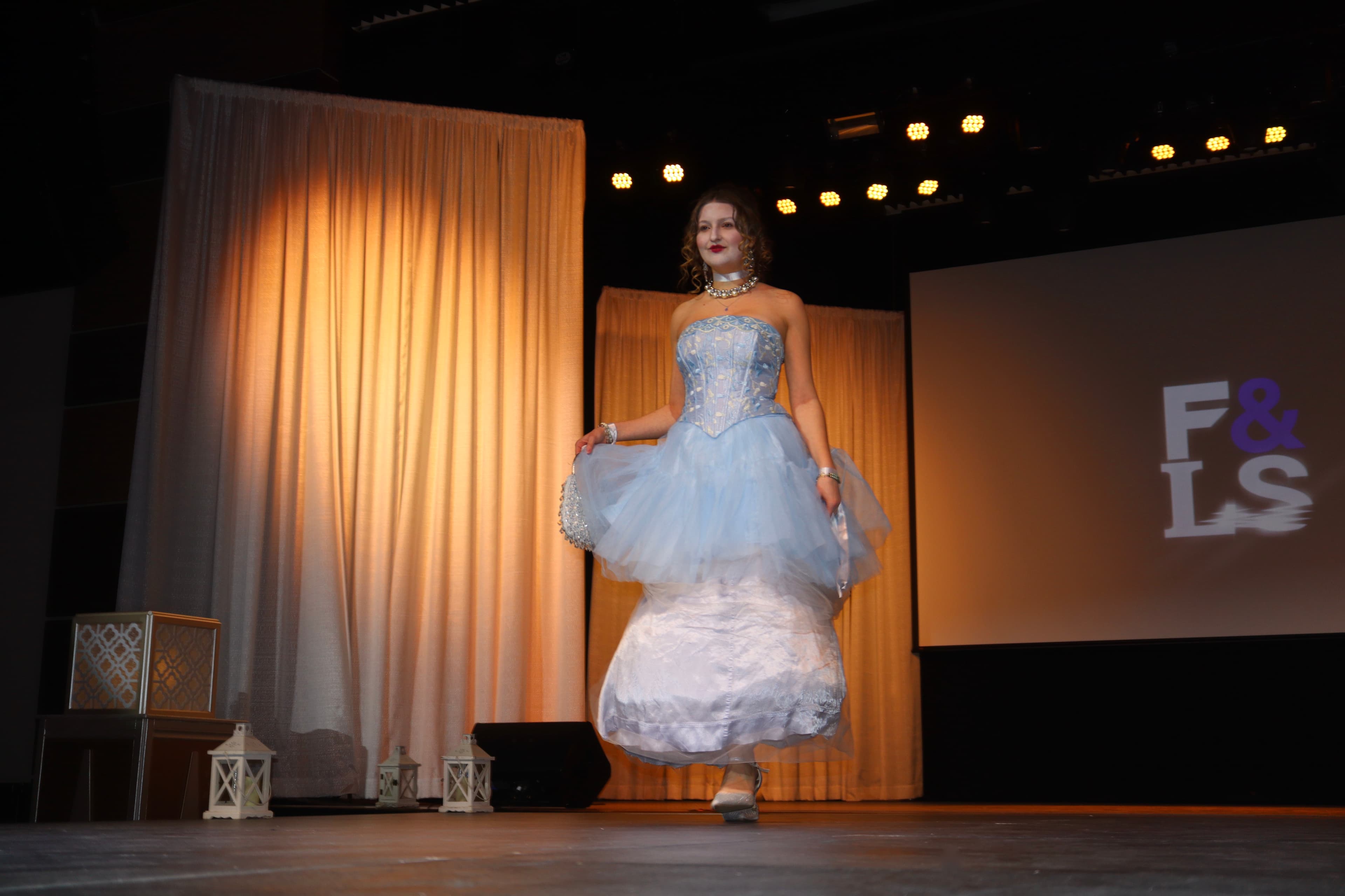 Runway look 4 from Revelations collection