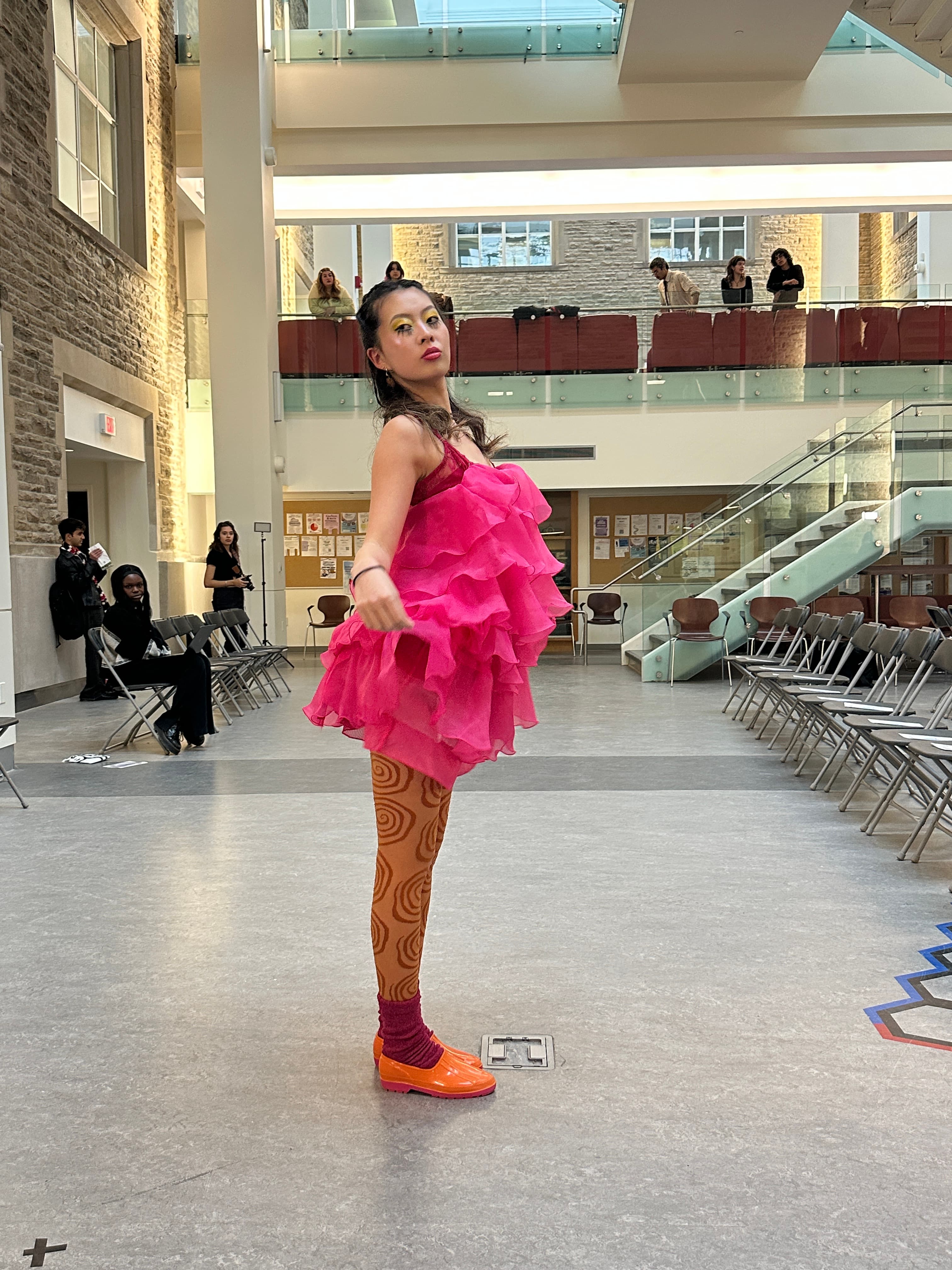 Runway look 13 from Revelations collection