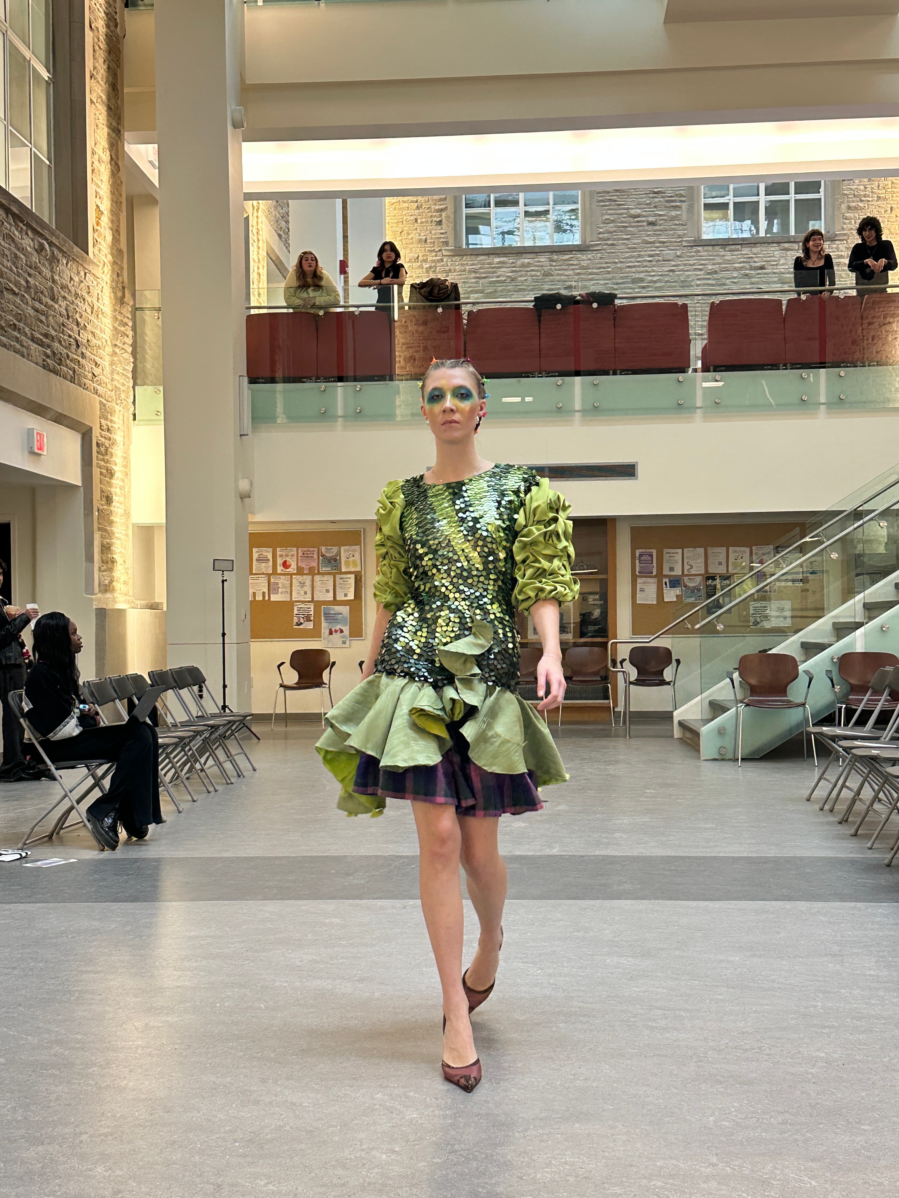 Runway look 14 from Revelations collection