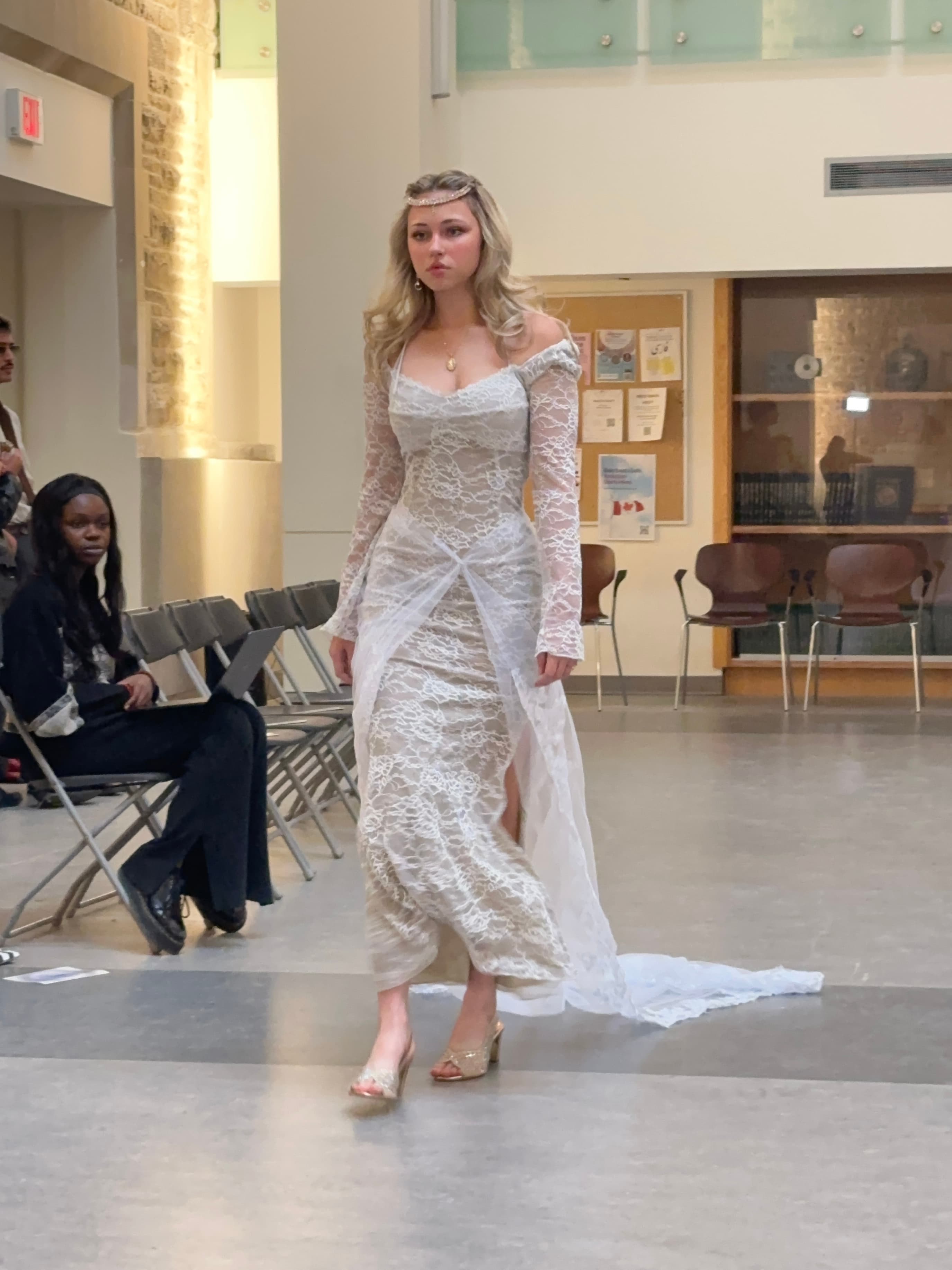 Runway look 19 from Revelations collection